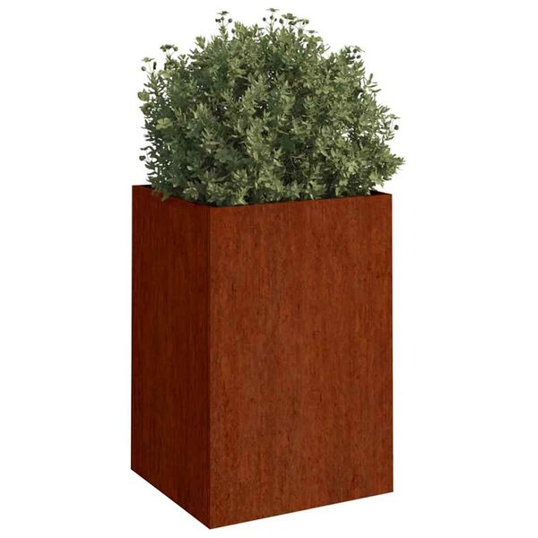 vidaXL Fioriera 42x38x75 cm Acciaio Corten