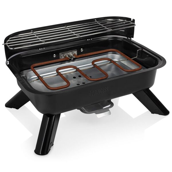 Princess Barbecue Combinato e Griglia 2000W Nero