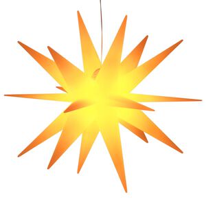 vidaXL Luce di Natale con LED Pieghevole Gialla 43 cm