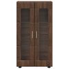 vidaXL Credenza con porta FLORIN Rovere Marrone 55,5 x 29 x 103 cm