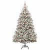 vidaXL Albero di Natale artificiale con 300 LED Verde e Bianco 240 cm
