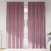 vidaXL Tende oscuranti 2 pcs Rosa scuro 140 x 245 cm Velluto