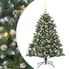 vidaXL Albero di Natale artificiale con 150 LED Verde 150 cm