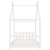 vidaXL Giroletto per Bambini Bianco in Massello di Pino 70x140 cm