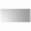 vidaXL Specchio da bagno LED Trasparente 90 x 40 cm vetro temperato