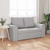 vidaXL Divano letto 60cm Grigio Nuvola Tessuto