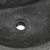 vidaXL Lavabo a parete Grigio 45 x 35 x 15 cm Pietra fiume