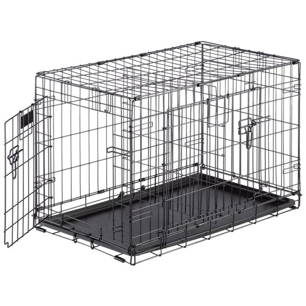 Ferplast Gabbia per Cani Dog-Inn 75 77,4x48,5x54,6 cm Grigia