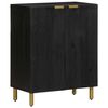 vidaXL Credenza Nera 60x33x75 cm in Legno Multistrato