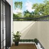 vidaXL Schermo da balcone Crema 110 x 300 cm Tessuto Oxford