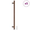 vidaXL Maniglie per Mobili 5pz Bronzo 320mm in Acciaio Inox