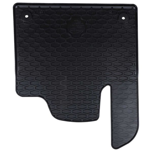 vidaXL Tappetino per Auto 4 pcs Nero Gomma