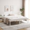 vidaXL Letto per Anziani Bianco 180x200 cm Super King Legno di Pino