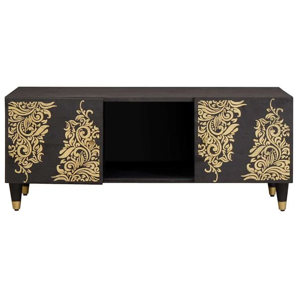 vidaXL Tavolino da salotto Nero 100 x 54 x 40 cm