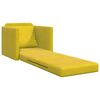 vidaXL Divano letto Giallo Scuro 74 x 77 x 81 cm Velluto