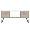 Homemania Mobile TV Almira 120x35x50 cm Legno e Nero