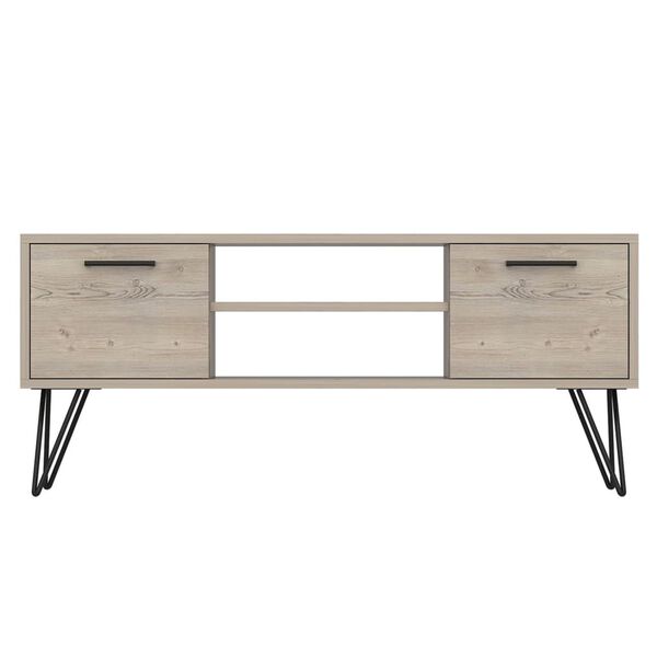 Homemania Mobile TV Almira 120x35x50 cm Legno e Nero