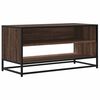 vidaXL Mobile TV Rovere Marrone 91x40x46 cm Legno Multistrato Metallo