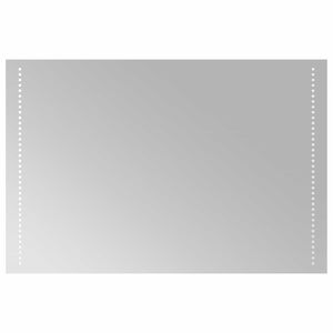 vidaXL Specchio da bagno LED Trasparente 90 x 60 cm vetro temperato