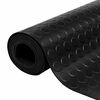 vidaXL Tappeto per pavimento Nero 1 x 5 m Gomma