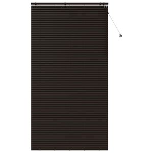 vidaXL Tenda Veneziana Marrone Scuro 125 x 250 cm 35 mm