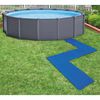 Intex Protezioni del Pavimento della Piscina 8 pz 50x50 cm Blu