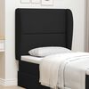 vidaXL Orecchia della Testata Nero 80 x 23 x 6 cm Tessuto
