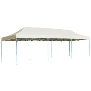 vidaXL Gazebo Pieghevole Pop-Up 3x9 m Crema
