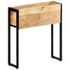 vidaXL Fioriera 60x20x68 cm in Legno di Mango Grezzo