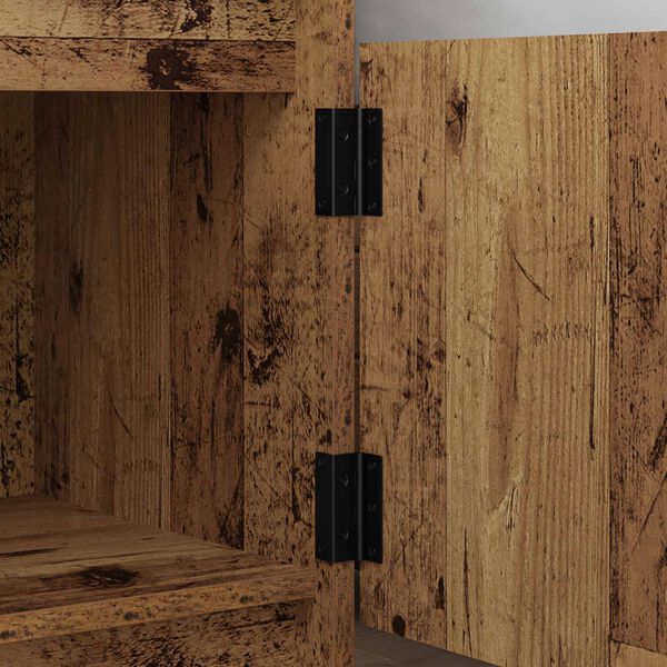 vidaXL Cerniera 2 pcs Nero 38 x 17 x 60 mm Ferro