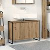 vidaXL Mobile da Bagno con porta Rovere Artigianale 90 x 30 x 60 cm