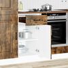 vidaXL Base da Cucina Kalmar Rovere Fumo in Legno Multistrato