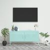vidaXL Mobile TV Menta 105x35x50 cm in Acciaio