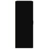 vidaXL Armadietto Pensile a Parete Nero 69,5x32,5x90 cm