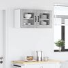 vidaXL Mobile da cucina con porta 2 pcs Grigio cemento 40 x 31 x 40 cm
