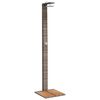 vidaXL Doccia da Esterno Grigia 50x55x224 cm Polyrattan e Legno Acacia
