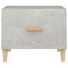 vidaXL Tavolino Salotto Grigio Cemento 50x50x40 cm Legno Multistrato