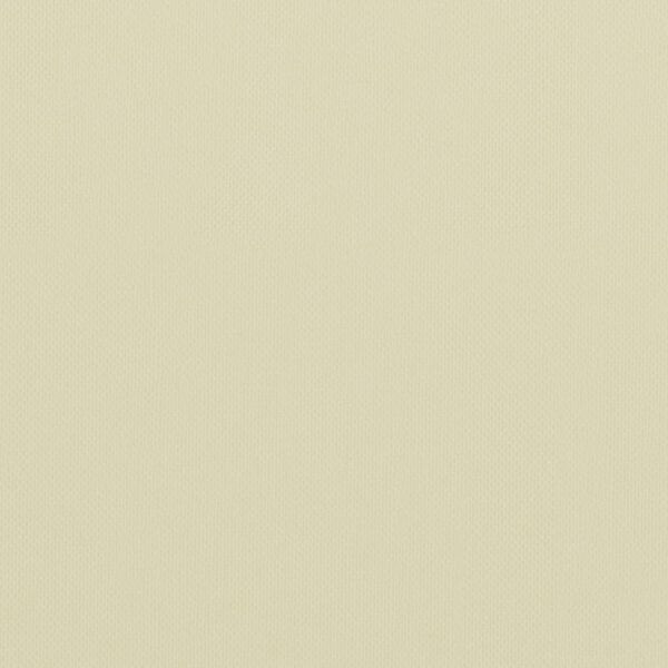 vidaXL Paravento da Balcone Crema 75x300 cm Tessuto Oxford