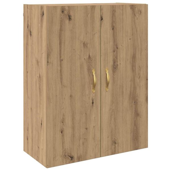 vidaXL Armadietto a muro Rovere artigianale 69,5 x 34 x 90 cm