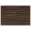 vidaXL Mensole Parete 4pz Rovere Marrone 60x40x1,5cm Legno Multistrato
