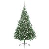 vidaXL Albero di Natale artificiale con luci integrate Verde 240 cm