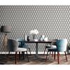 DUTCH WALLCOVERINGS Carta da Parati Geometric Bianco e Nero