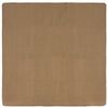 vidaXL Tappeto da Area Marrone Chiaro 200 x 200 cm Juta