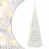 vidaXL Albero di Natale Artificiale Pop-up con 150 LED Bianco 180 cm