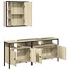 vidaXL Set di Mobili da Bagno 3 pz Rovere Sonoma in Legno Multistrato