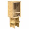 vidaXL Terrario Marrone 50 x 50 x 130 cm OSB