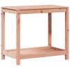 vidaXL Tavolo Invaso con Ripiano 82,5x50x75 cm Legno Massello Douglas