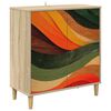 vidaXL Credenza BONN Sonoma 69 x 33 x 75 cm Legno ingegnerizzato