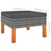 vidaXL Set Divani da Giardino 6 pz con Cuscini in Polyrattan Grigio