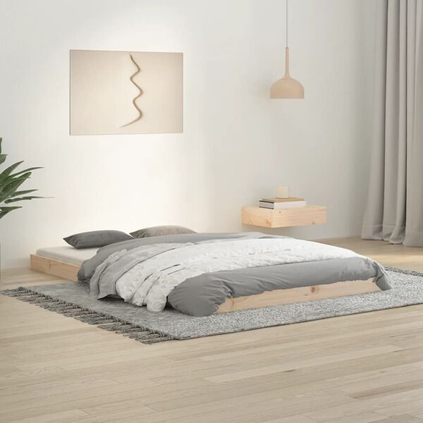 vidaXL Letto senza Materasso 120x190 cm in Legno Massello di Pino